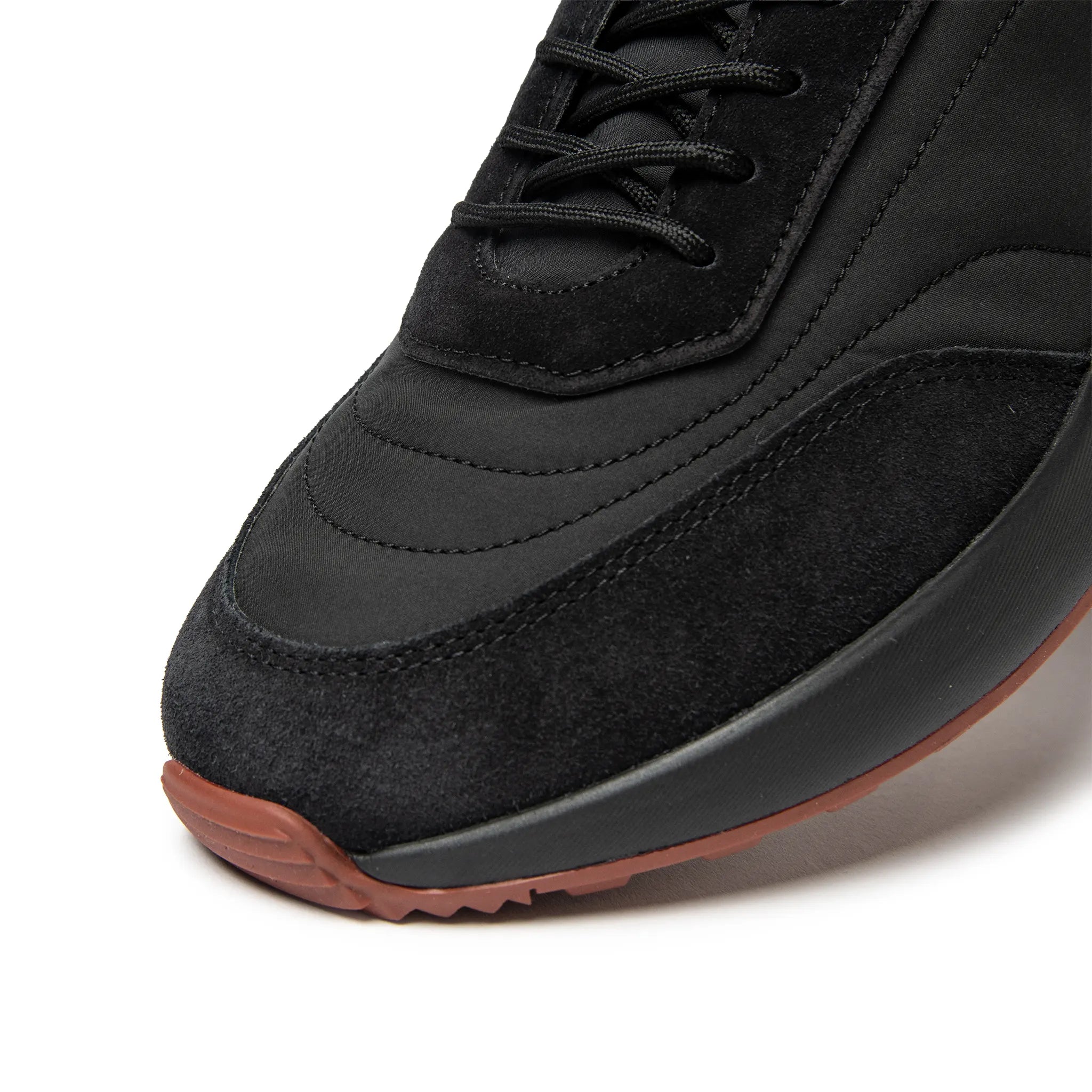 Detailed View of Loro Piana Week End Walk Triple Black Sneaker FAQ2222